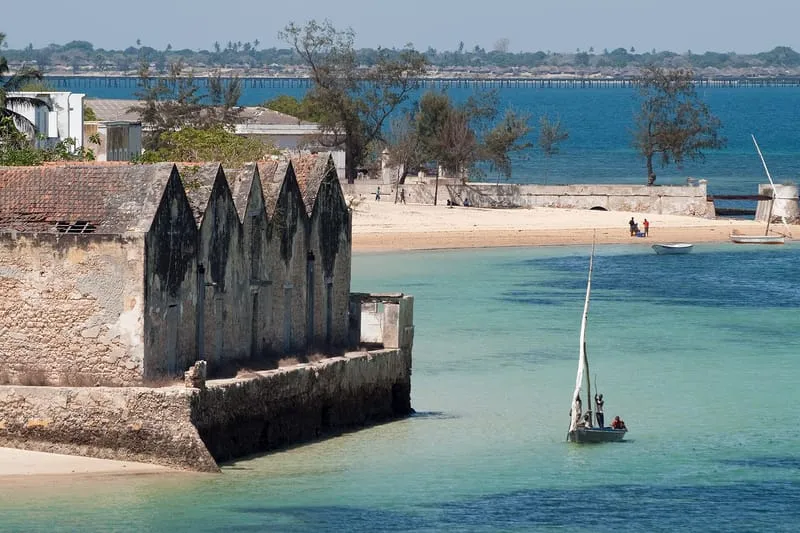 Ilha de Moçambique vista da Fortaleza de São Sebastião