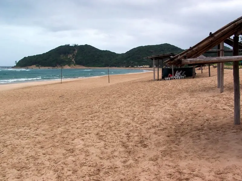 Praia da Ponta de Ouro, no extremo sul de Moçambique